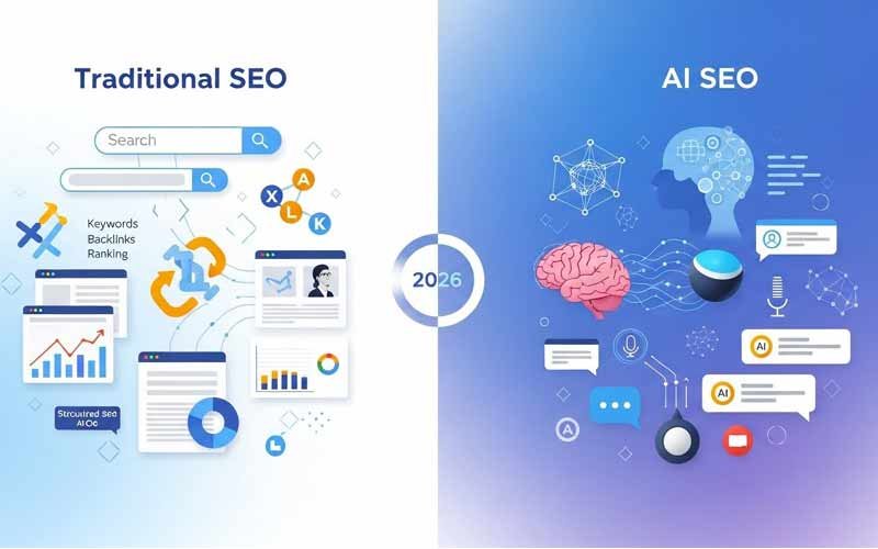 Traditional SEO vs AI SEO: The Complete Guide for 2026