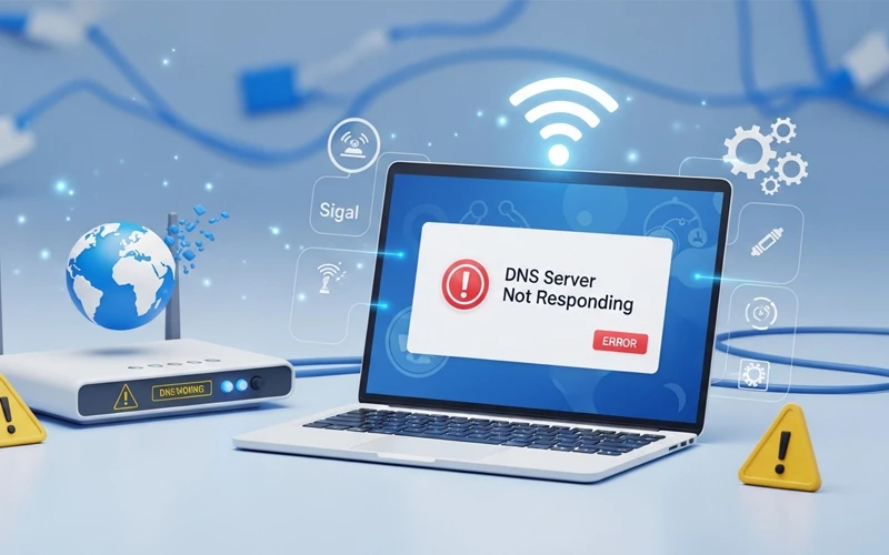 how to fix DNS Server Not Responding