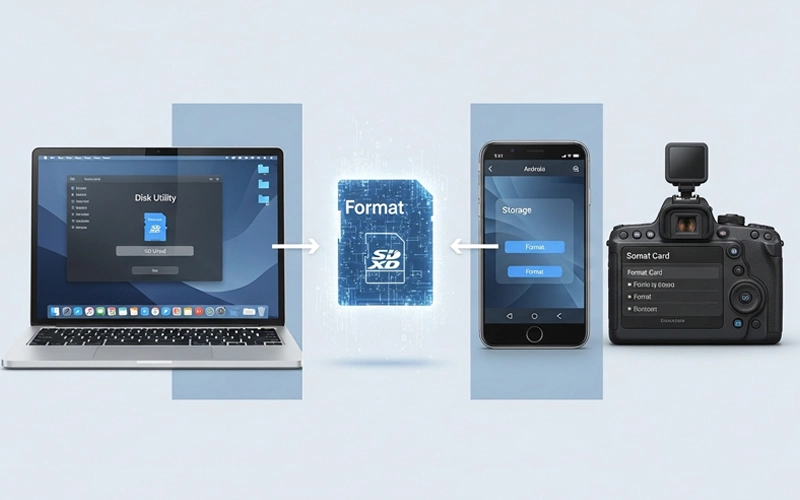 how to format SD