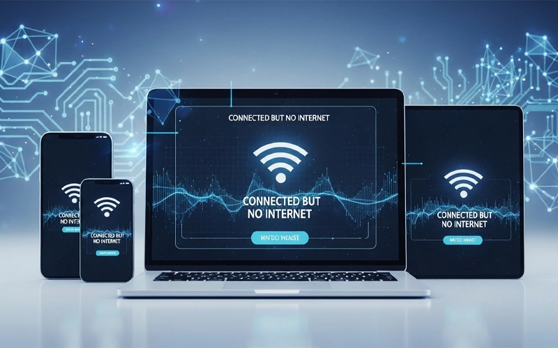 WiFi connected but no internet