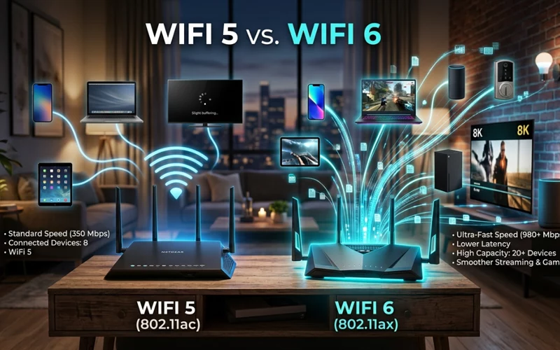 WiFi 5 vs WiFi 6