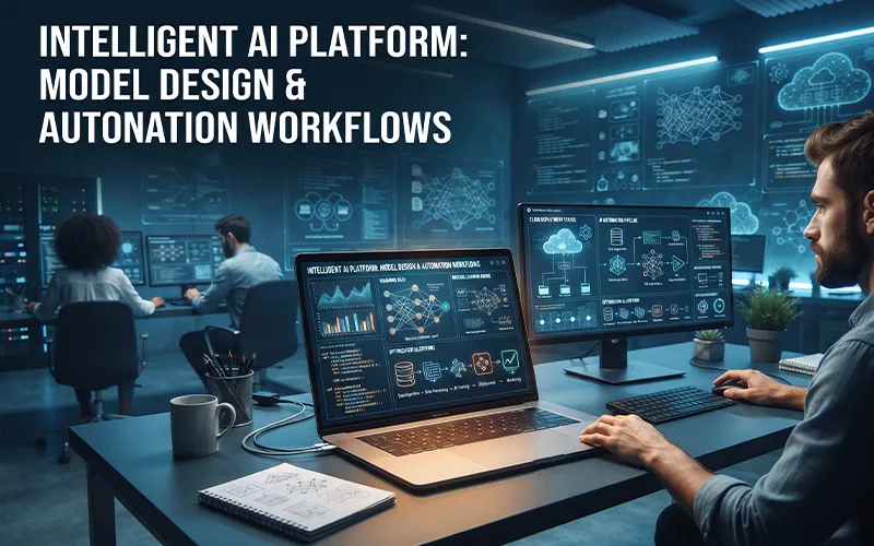 AI software development with intelligent applications, machine learning, and digital technology