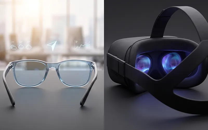 AR vs VR glasses hardware comparison