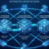 How blockchain works with connected blocks and network nodes